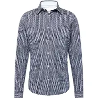 s.Oliver Chemise bleu marine / gris / blanc