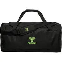 Hummel hmlCORE 2.0 SPORTS BAG NEON BLACK/GREEN GECKO BLACK/GREEN GECKO M