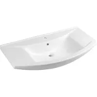 Hak ZERO 97 lavabo en céramique 97x51cm, blanc