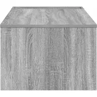 vidaXL Table basse gris Sonoma 95 x 50 x 34 cm Bois composite