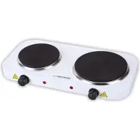 Esperanza Cuisinière électrique EKH014W 2 zones Blanche