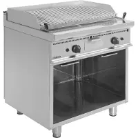 Saro Barbecue à gaz en pierre de lave, modèle E7/Bs1Ba, dimensions : L 400 x XT 700 x H 850