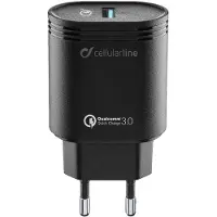 Cellularline USB Charger 18W - Huawei, Xiaomi, Wiko, Asus and other smartphone Chargeur adaptatif 18W