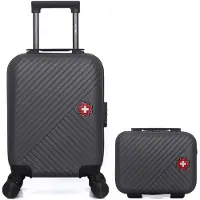 SWISS KOPPER - Lot de 2 - Valise cabine XXS et vanity SPIEZ