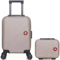 SWISS KOPPER - Lot de 2 - Valise cabine XXS et vanity SPIEZ