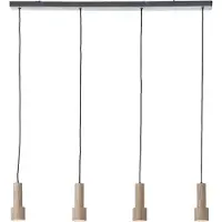 Brilliant Suspension Cadiz 60118/76 - Salon, cuisine, salle à manger - Aluminium - Pour intérieur - Gris - Sans ampoule