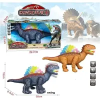 Trifox Dinosaure à piles avec son et lumière MIX