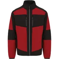 Regatta - Veste softshell « E-Volve » double couche pour hommes/femmes unie LT205 (XXL) (rouge/noir)