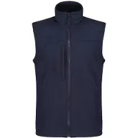 Regatta Gilet Mens Flux Softshell, imperméable, coupe-vent LT376 (5XL) (bleu marine/bleu marine)