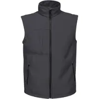 Regatta Gilet softshell pour homme Octagon, trois couches, imprimable LT334 (4XL) (gris foncé)