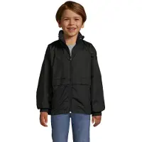 Sols - Veste coupe-vent « Surf » pour enfants LT3074 (170-176) (noir)