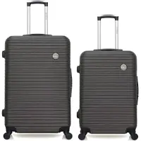 BlueStar - Lot de 2 Valise grand format et valise weekend LONDON -