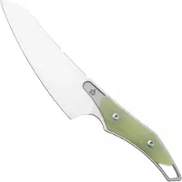 QSP Knife T-Cook QS172-B1, Stonewashed Nitro-V, Glow In The Dark G10, couteau fixe