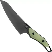 QSP Knife T-Cook QS172-B2, Black Nitro-V, Glow In The Dark G10, couteau fixe