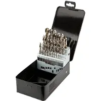 Graphite Mèches à métaux HSS-Co 1.0-13.0 mm, set de 25 pcs.