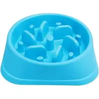 OEM Gamelle interactive à alimentation lente - Gamelle anti-gluten - Gamelle anti-constipation - Gamelle pour chien au design sain (bleu)
