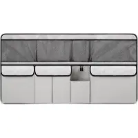 OEM Organisateur de coffre de voiture - Boîte de rangement avec 9 compartiments, idéale pour les SUV et les grands véhicules, étanche, 41x20 pouces