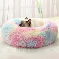 OEM Petit panier pour chiens et chats en tissu doux, 60 cm, pour petits et grands chiens, lavable, fond antidérapant