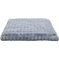 OEM Lit pour grands chiens, lavable, XXL, en peluche, imperméable, antidérapant, 120 x 90 x 12 cm, gris