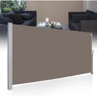 OEM Store de balcon marron - pare-soleil imperméable pour balcon - intimité pour votre terrasse - grande toile en polyester de 160 x 300 cm