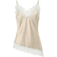 Pieces Haut 'PCJESSA' greige / blanc