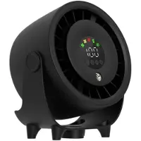 Zimilo Refroidisseur d'air avec brumisation et support mural, 100 niveaux, réservoir d'eau,tactile, ventilateur de 3600 mAh avec humidification, noir
