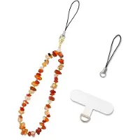 OEM Support pour téléphone portable en perles, rouge, avec mécanisme à vis