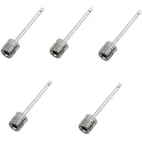 OEM Lot de 5 pompes à ballon - 7,5 mm - Pompes métalliques portables - Style américain - pour le basket-ball, le football et le volley-ball