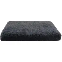 OEM Lit pour chien 50 x 40 cm, gris foncé - Lavable avec housse amovible, lit pour chien ultra-doux et imperméable, fond antidérapant