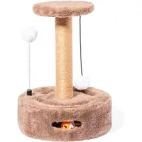 OEM Aire de jeux pour animaux de compagnie, poteau à griffer, gris, 1 pièce