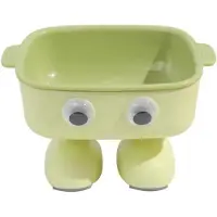 OEM Mangeoire automatique pour chiens, récipients intégrés pour la nourriture et l'eau, système anti-basculement, surélevée (verte)