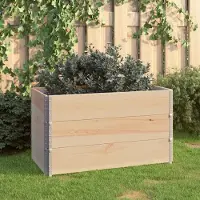 Prolenta Maison Exclusive - 3 jardinières surélevées 50 x 100 cm en pin massif