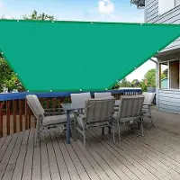 OEM Parasol perméable à l'air pour terrasses, couleur bleu ciel - Protection UV à 98 % - 1,2 x 2,2 m