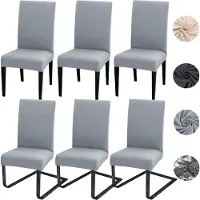 Markenlos Housse de chaise - Haute qualité - Protection et décoration - 1 pièce - Polyester/Élasthanne - 45 x 45 x 65 cm