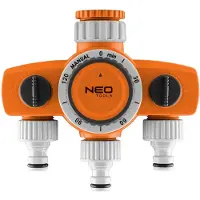 Neo DREI valve distributor, TROIS canaux d'arrosage, temps d'arrosage de 15-120 min