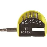 GRUPA TOPEX - Embouts De Tournevis Torx Avec Manche, Jeu De 7 - Idéal Pour Les Travaux De Précision