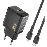 Dudao A26LEU Adapter 20Watt 1xUSB-C 1m USB-C to Lightning cable included