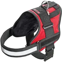Karlie Xtreme Harnais pour chien Teflon , Couleur:rouge, Taille:44 - 50 cm x 25mm