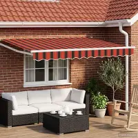 Prolenta Maison Exclusive - Tringle à rideau extensible, orange, noire et jaune, dimensions 2,5 x 2 mètres