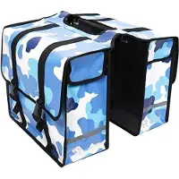 Markenlos Sac de voyage imperméable, 46 litres, pour porte-vélos