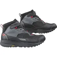 Gaerne G_Nexo Aquatech, chaussures imperméables ,Noir/Gris Foncé/Rouge ,43 EU