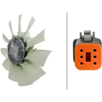 Hella Ventilateur de refroidissement moteur 24 V 6 pôles IAM-Expertise adapté entre autres à SCANIA R I