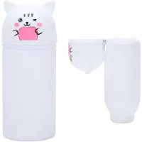 OEM Trousse en silicone 2 en 1, unisexe, trousse à crayons, adorable cartable pour enfants