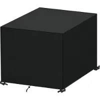 Markenlos Housse pour mobilier de jardin - imperméable, protection UV - 1 pièce - carrée - 84 x 84 x 80 cm