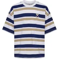 Hummel T-Shirt beige foncé / bleu / blanc