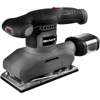 Graphite Ponceuse orbitale 260 W, base 90 x 187 mm