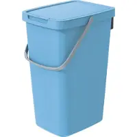 Prosperplast Poubelle de tri 20l Keden Systema Q couleur bleu clair