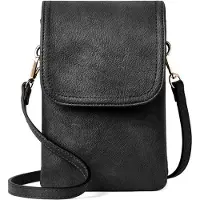 OEM Petit sac à main en similicuir pour femme, pochette pour téléphone, sac à main noir tendance avec bandoulière réglable
