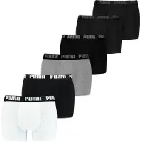 Puma Boxers 'Everyday' gris clair / noir / blanc