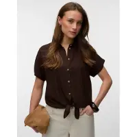 Vero Moda Chemisier 'VMTHEA' marron